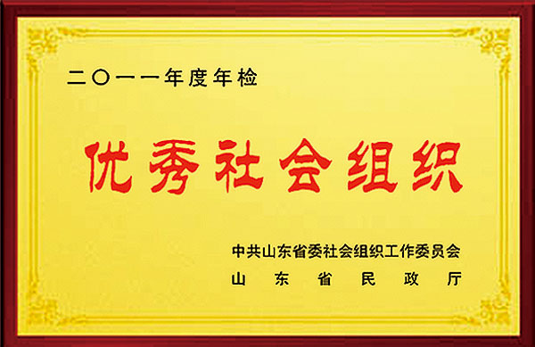 二O一一年度年检 优秀社会组织