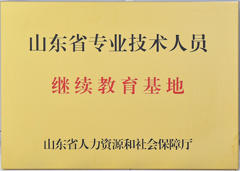 山东省专业技术人员 继续教育基地